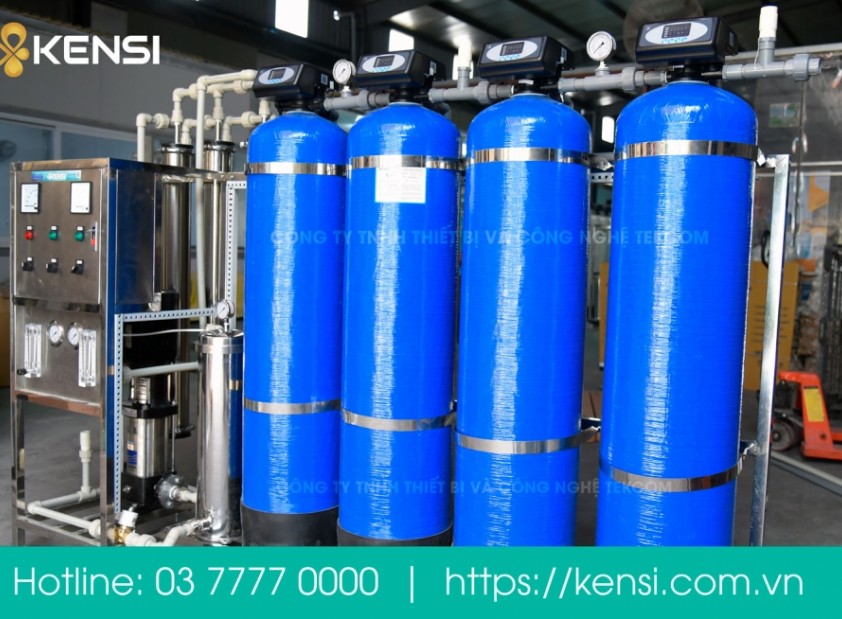 Lắp đặt máy lọc nước RO công nghiệp cho nhà máy sản xuất khăn lạnh MULSUGUN
